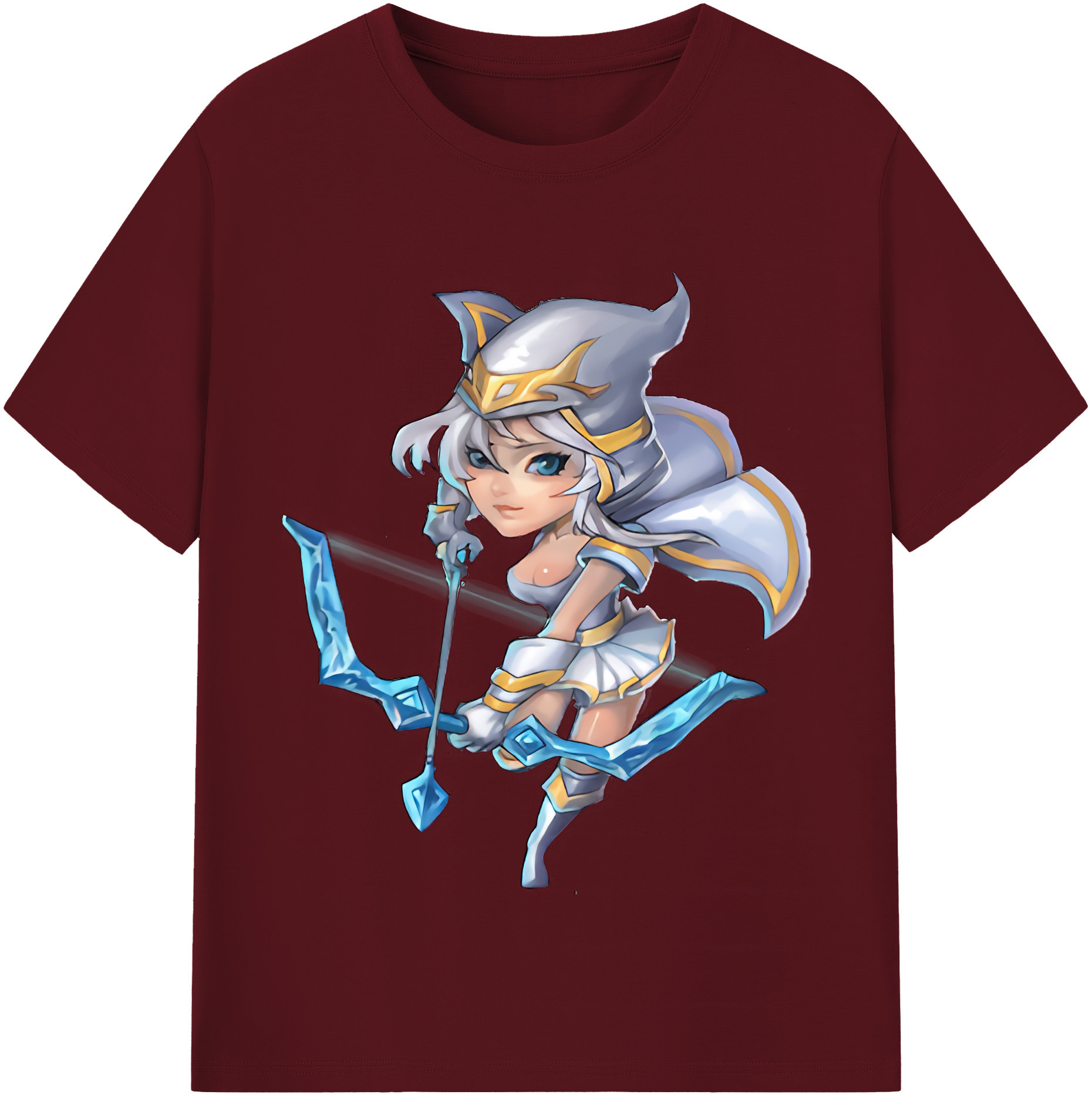 リーグ・オブ・レジェンド League of Legends LOL 綿100％半袖Tシャツ（フロントプリント）